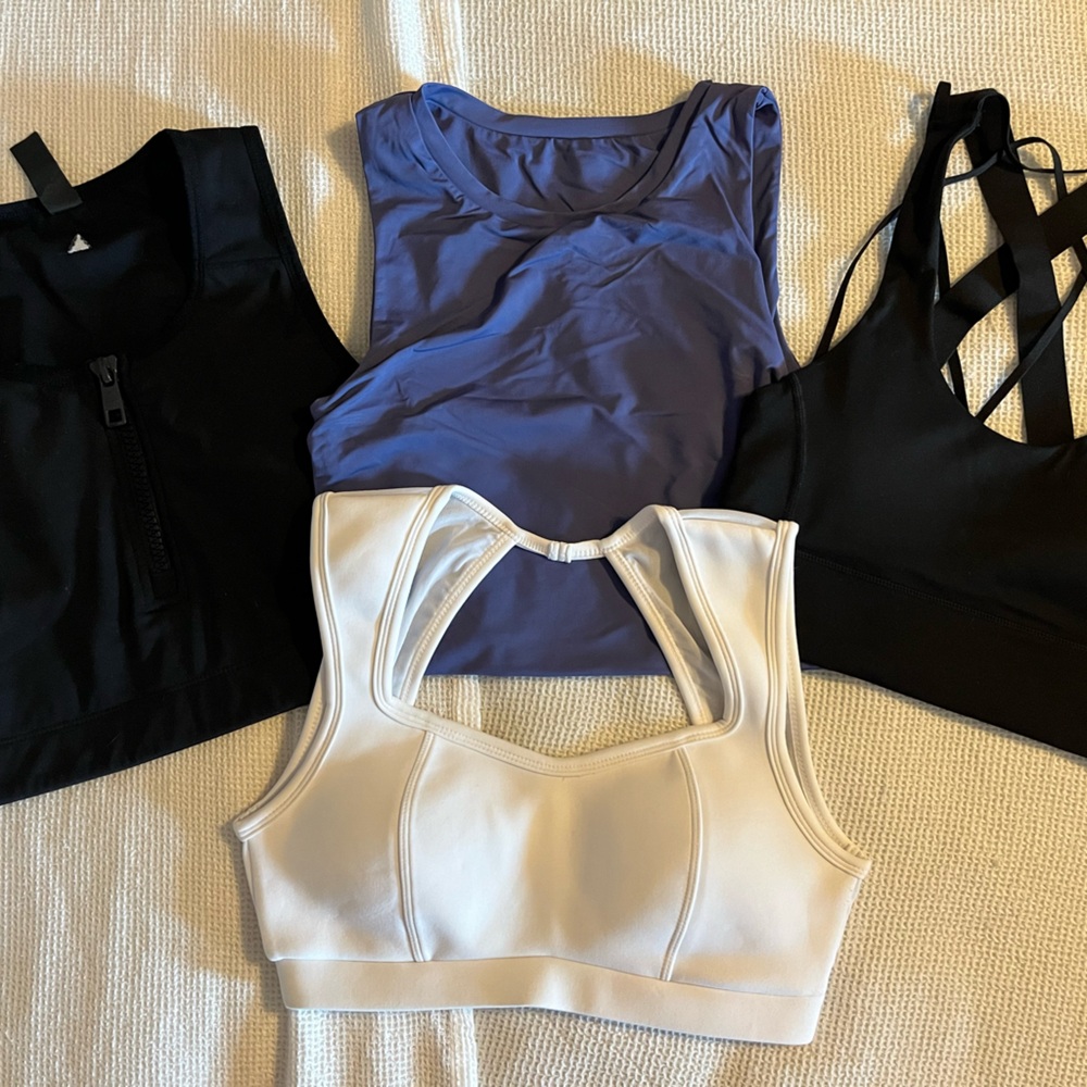 Sports bras brands include Vitality and Cleo Harper